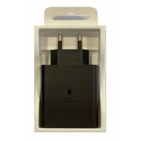 Încărcător rețea Samsung Trio 65W USB-C și USB-A, Fast Charge, Negru