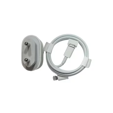Încărcător rețea USB-C 20W Compatibil cu iPhone, Alb - Pachet Retail, Cablu Lightning 1M Inclus