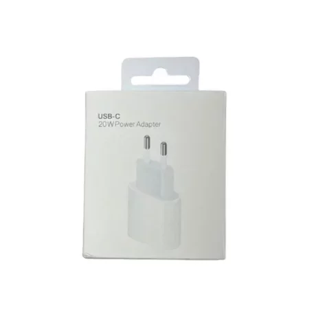 Încărcător rețea USB-C 20W pentru iPhone, Alb - Pachet Retail