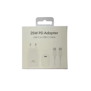 Încărcător rețea USB-C 25W Universal, Alb - Pachet Retail, Cablu USB-C 1M Inclus