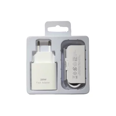 Încărcător rețea USB-C 25W Universal, Alb - Pachet Retail, Cablu USB-C 1M Inclus