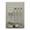 Cablu Incarcare si Date  4 in 1 Alb 1.2M