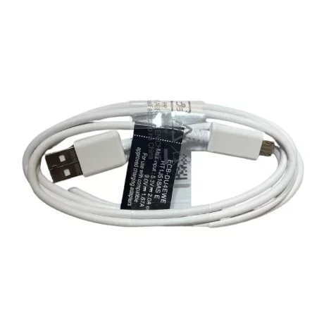 Cablu Incarcare si Date Micro-Usb Alb 1.5 M ECB-DU4EWE