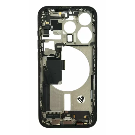 Carcasa (Body) pentru iPhone 15 Pro Black Grade 10 (din dezmembrari)