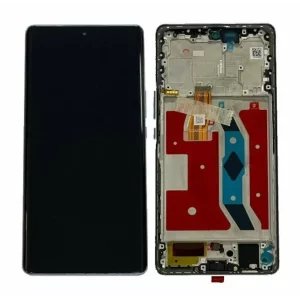 Ecran Compatibil pentru Honor Magic5 Lite 5G / Honor X9a 5G 2023 Titanium Silver CU RAMA