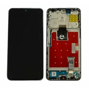 Ecran Compatibil pentru Honor X8a 4G / Honor 90 Lite 2023 Argintiu CU RAMA