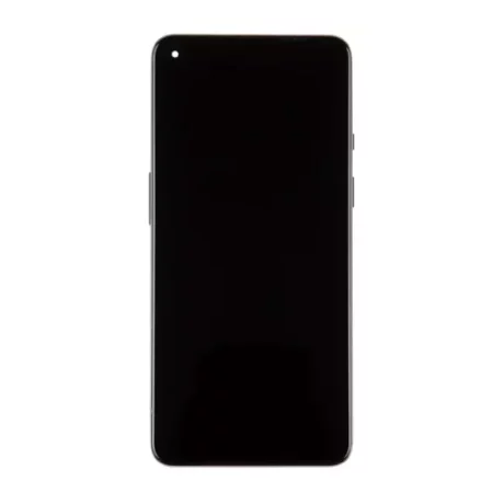 Ecran Compatibil pentru OnePlus 9 Negru Cu Rama (Original Refurbished)