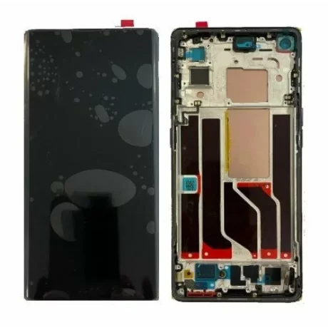 Ecran Compatibil pentru Oppo Reno6 Pro 5G Negru Cu Rama pentru VERSIUNEA CPH2249 (Original Refurbished)