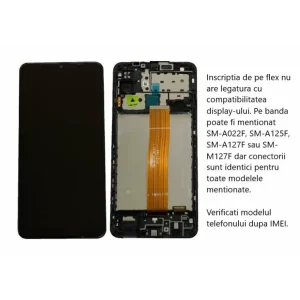 Ecran Compatibil pentru Samsung M127 Galaxy M12 CU RAMA