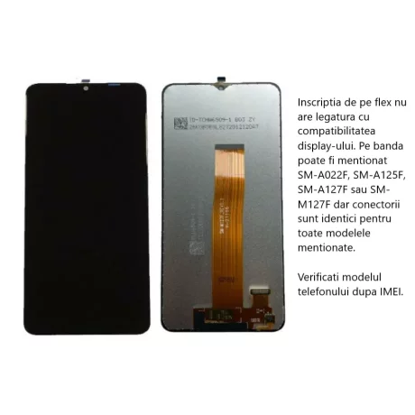 Ecran Compatibil pentru Samsung M127 Galaxy M12 Fara Rama