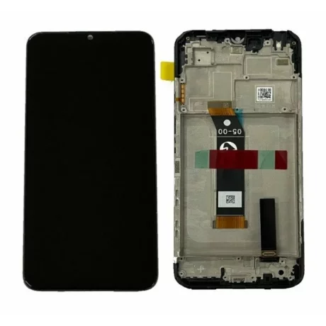 Ecran Compatibil pentru Xiaomi Poco M5 4G / Xiaomi Poco M4 5G 2022 Negru CU RAMA