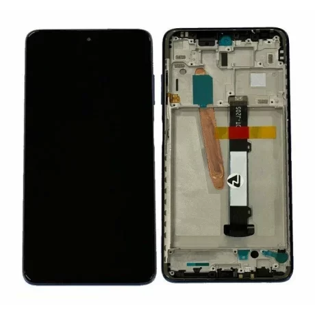 Ecran Compatibil pentru Xiaomi Poco X3 / Poco X3 Pro/ Poco X3 NFC Albastru CU RAMA