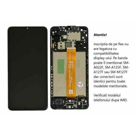 Ecran Samsung A127F Galaxy A12 Nacho (Service Pack)