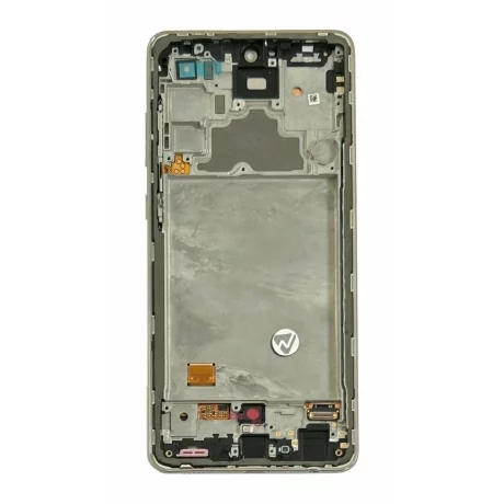 Ecran Samsung A725 Galaxy A72 4G 2021 Alb Fara Baterie (Service Pack)