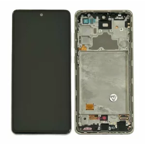 Ecran Samsung A725 Galaxy A72 4G 2021 Alb Fara Baterie (Service Pack)
