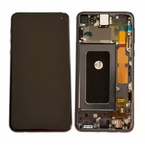 Ecran Samsung G970 Galaxy S10e Prism Black (Negru) (Service Pack)