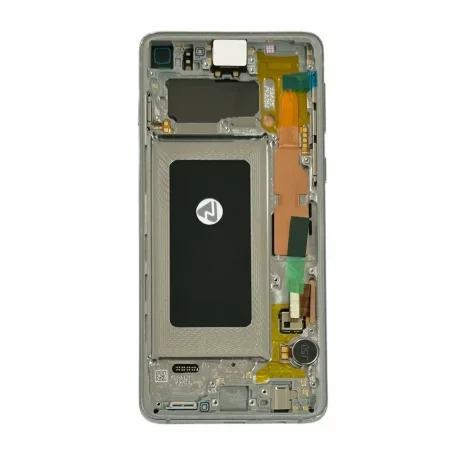 Ecran Samsung G973 Galaxy S10  Alb (Service Pack)