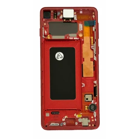 Ecran Samsung G973 Galaxy S10  Cardinal Red (Rosu) (Service Pack)