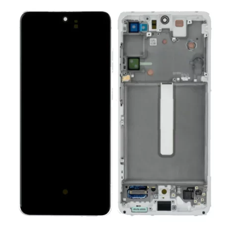 Ecran Samsung G990 Galaxy S21 FE 5G Alb (Service Pack)