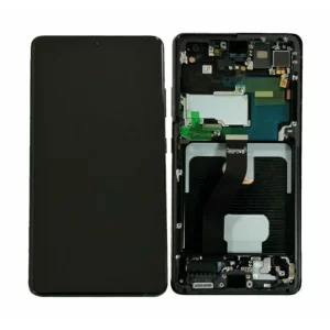 Ecran Samsung G998 Galaxy S21 Ultra Phantom Black Fara Camera Frontala (Service Pack)