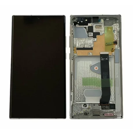 Ecran Samsung N986 Galaxy Note 20 Ultra 5G Mystic White (Alb) Fara Camera (Service Pack)