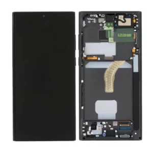 Ecran Samsung S908 Galaxy S22 Ultra 5G Black (Negru) (Service Pack)