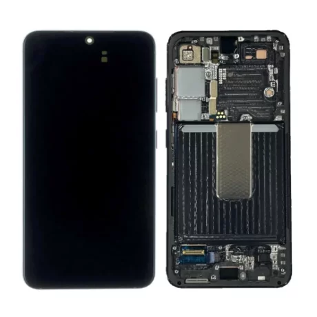 Ecran Samsung S911 Galaxy S23 5G Phantom Black (Negru) (Service Pack)