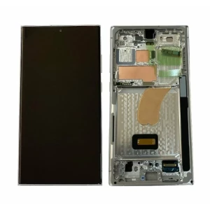 Ecran Samsung S918 Galaxy S23 Ultra 5G Light Blue/ Light Green (Albastru Deschis/ Verde Deschis) (Service Pack)
