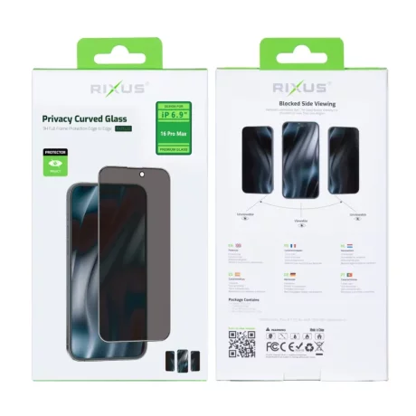 Folie iPhone 16 Pro Max Sticla 9H PRIVACY