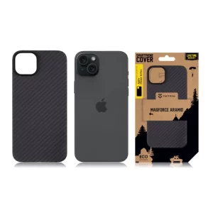 Husa iPhone 15 Plus Tactical MagForce Aramid Negru
