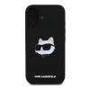 Husa iPhone 16 MagSafe Karl Lagerfeld Silicon Negru