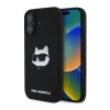 Husa iPhone 16 MagSafe Karl Lagerfeld Silicon Negru
