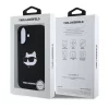 Husa iPhone 16 MagSafe Karl Lagerfeld Silicon Negru