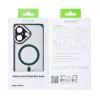 Husa iPhone 16 Plus Rixus Magsafe cu Protectie Metalica Integrata pentru Camera Verde Inchis