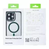 Husa iPhone 16 Pro Max Rixus Magsafe cu Protectie Metalica Integrata pentru Camera Verde Inchis