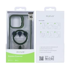 Husa iPhone 16 Pro Max Rixus Magsafe Verde Inchis