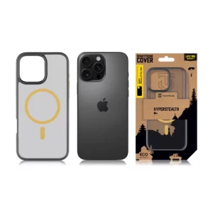 Husa iPhone 16 Pro Max Tactical MagForce Hyperstealth 2.0 Negru/ Galben