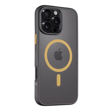 Husa iPhone 16 Pro Max Tactical MagForce Hyperstealth 2.0 Negru/ Galben