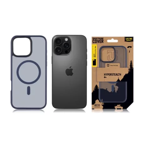 Husa iPhone 16 Pro Max Tactical MagForce Hyperstealth Albastru Inchis