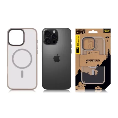 Husa iPhone 16 Pro Max Tactical MagForce Hyperstealth Gri Deschis