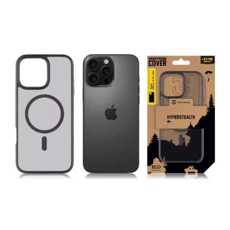 Husa iPhone 16 Pro Max Tactical MagForce Hyperstealth Negru
