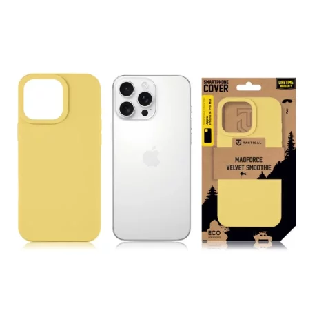 Husa iPhone 16 Pro Max Tactical MagForce Velvet Smoothie Galben