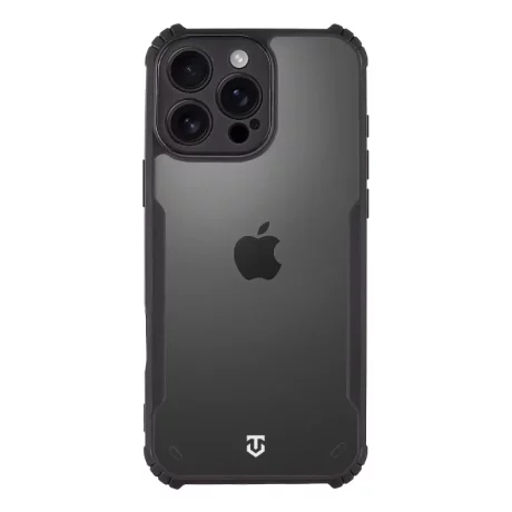 Husa iPhone 16 Pro Max Tactical Quantum Stealth Transparent/ Negru