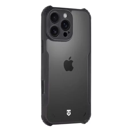 Husa iPhone 16 Pro Max Tactical Quantum Stealth Transparent/ Negru