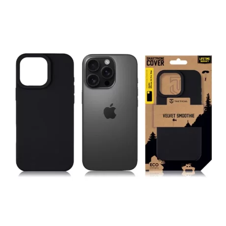 Husa iPhone 16 Pro Max Tactical Velvet Smoothie Negru
