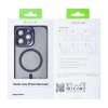 Husa iPhone 16 Pro Rixus Magsafe cu Protectie Metalica Integrata pentru Camera Violet