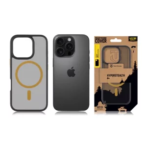 Husa iPhone 16 Pro Tactical MagForce Hyperstealth 2.0 Negru/ Galben