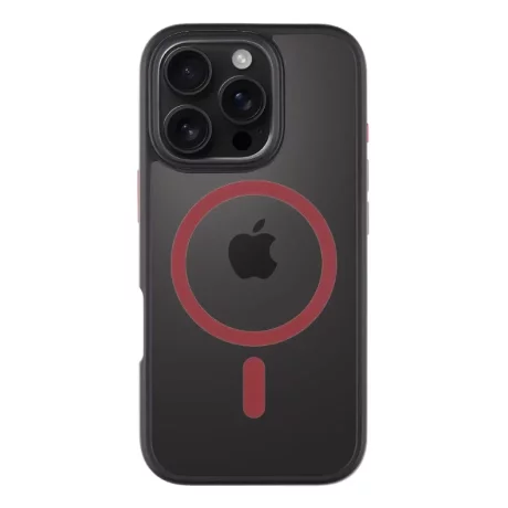Husa iPhone 16 Pro Tactical MagForce Hyperstealth 2.0 Negru/ Rosu