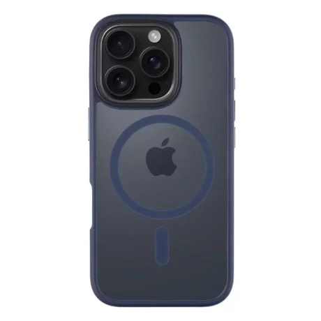 Husa iPhone 16 Pro Tactical MagForce Hyperstealth Albastru Inchis