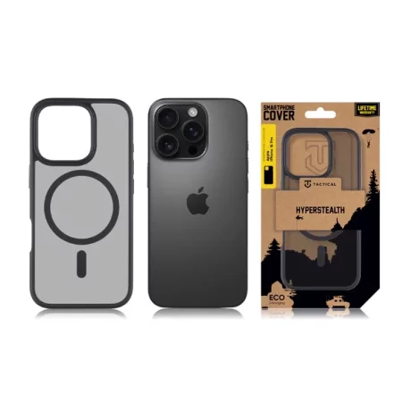 Husa iPhone 16 Pro Tactical MagForce Hyperstealth Negru